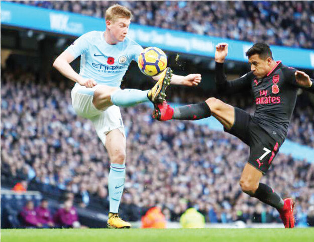 De Bruyne Hints At Sanchez’ Arrival   De Bruyne Vs Manchester United  HD Png DownloadTransparent PNG