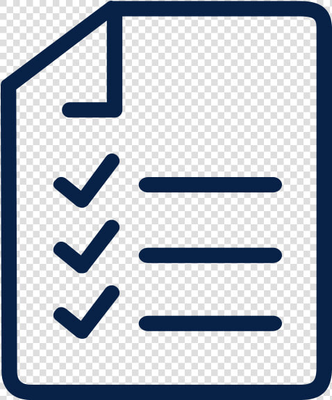 Outline Of Piece Of Paper With Checklist On It  HD Png DownloadTransparent PNG