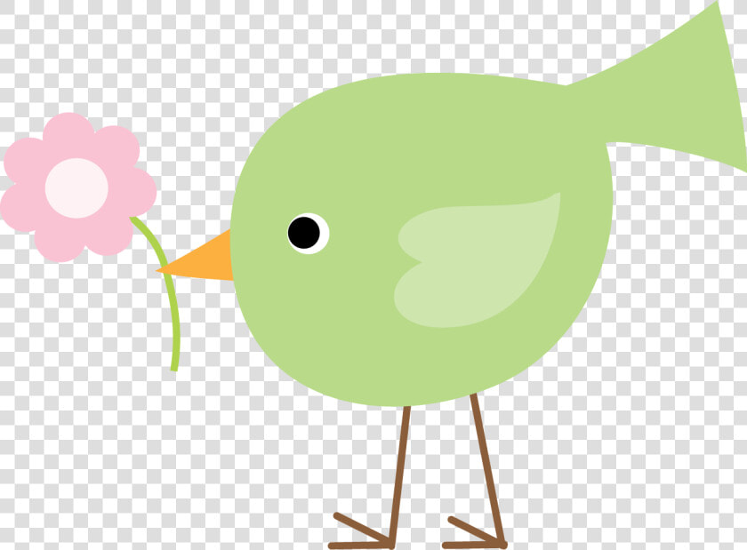 Clipart De Lindos Pajaritos   Green Cute Bird Clipart  HD Png DownloadTransparent PNG