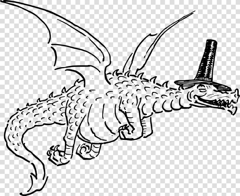 Stylised Drawing Dragon  HD Png DownloadTransparent PNG