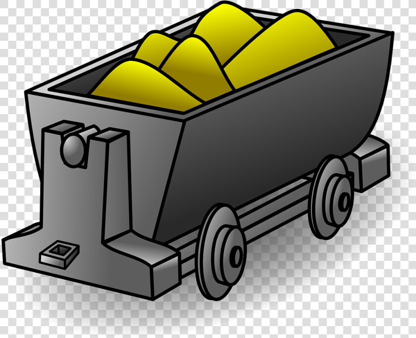 Train Wagon Gold Free Picture   Clipart Coal  HD Png DownloadTransparent PNG