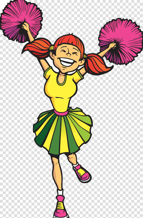 Cheerleader Cheerleading Illustration   Cheerleading  HD Png DownloadTransparent PNG