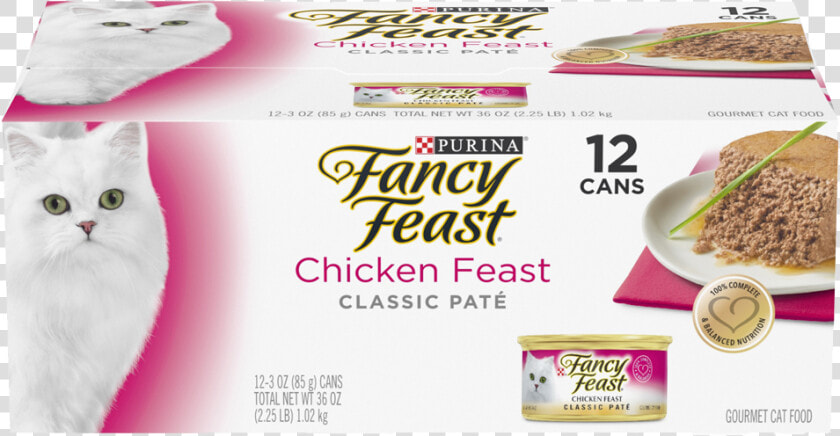 Fancy Feast Cat Food Chicken  HD Png DownloadTransparent PNG