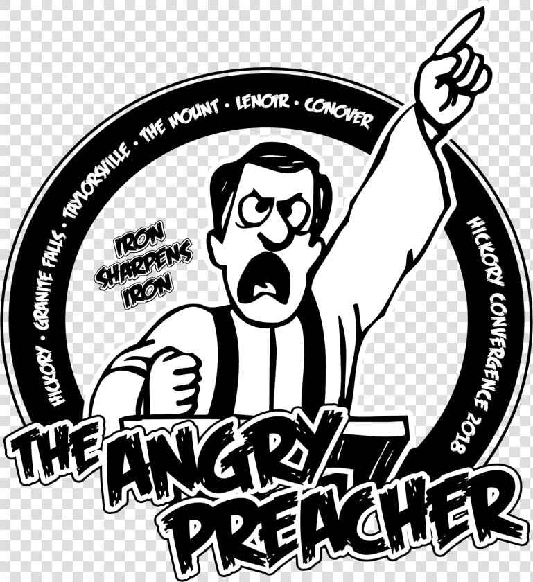 F3 Angry Preacher Shirt Pre Order   Illustration  HD Png DownloadTransparent PNG