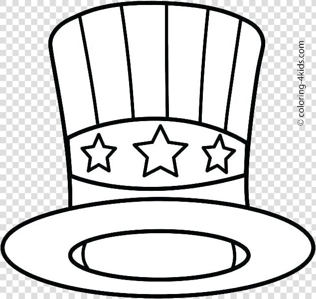 Pilgrim Hat X Drawing At Free For Personal Use Boy   American Hat Coloring Page  HD Png DownloadTransparent PNG