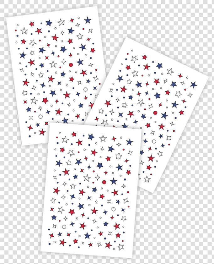 Temporary Star Freckles Tattoos For Kids In Us Flag   Freckle  HD Png DownloadTransparent PNG