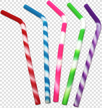 Kitchen Collection Set Of 4 Silicone Straws Assorted   Straws Png  Transparent PngTransparent PNG