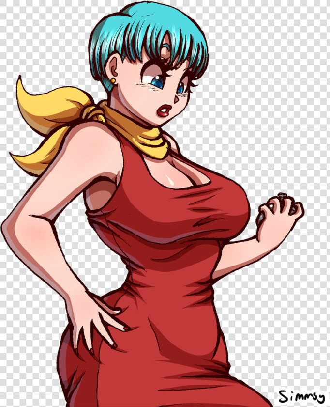 Clothing Facial Expression Cartoon Human Hair Color   Bulma Sexual  HD Png DownloadTransparent PNG