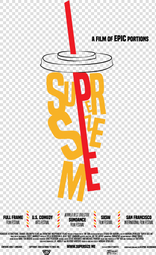 Movie Posters Png   Super Size Me Movie Posters  Transparent PngTransparent PNG