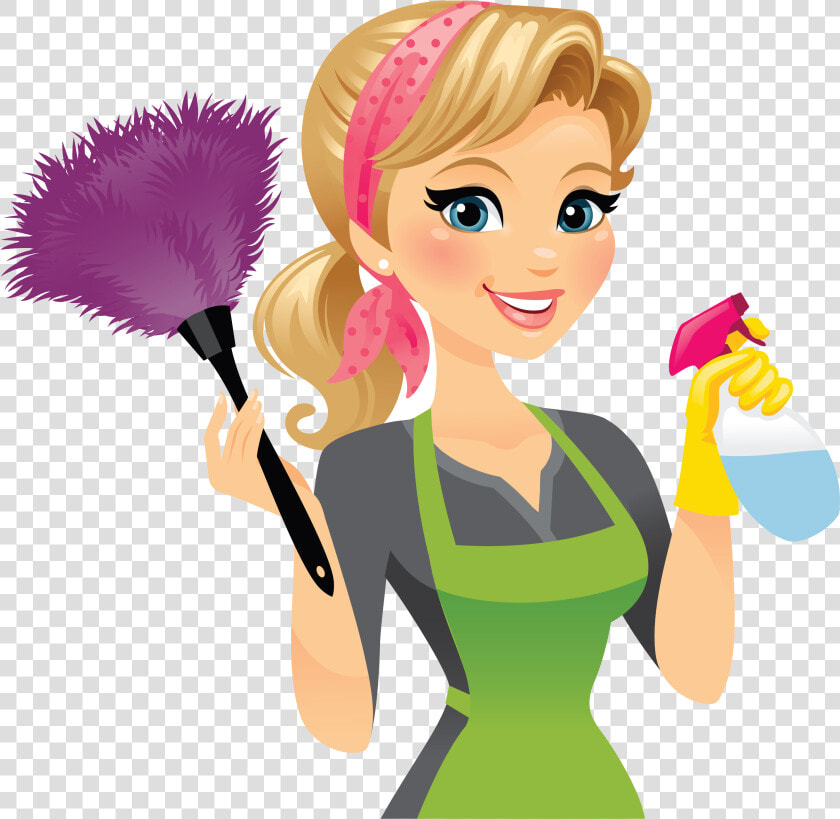 Cleaner Cleaning Clip Art   Cleaning Maid Clipart  HD Png DownloadTransparent PNG