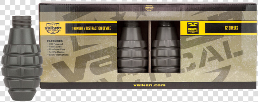 Valken Thunder V Grenade Shells  12 Pack  Pineapple   Grenade  HD Png DownloadTransparent PNG