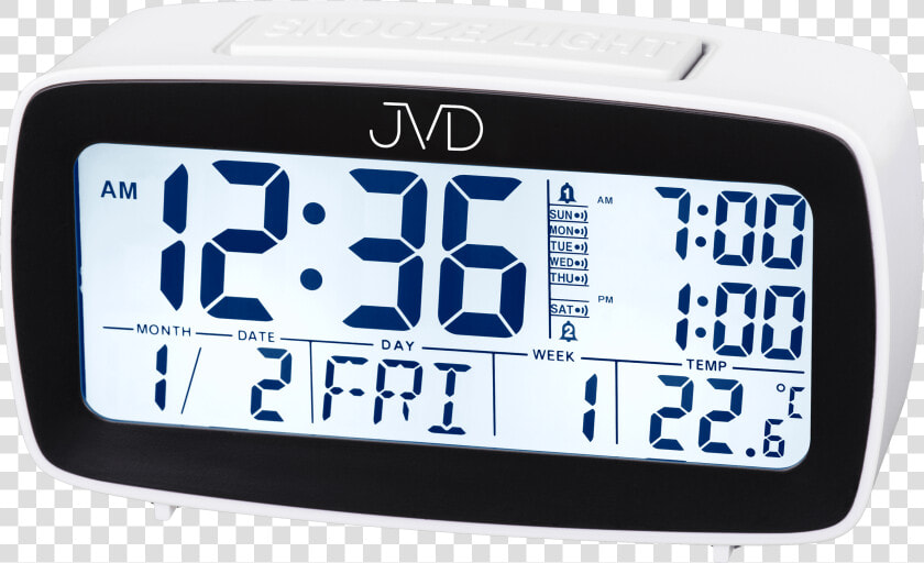 Digital Alarm Clock Jvd Sb82   Radio Clock  HD Png DownloadTransparent PNG