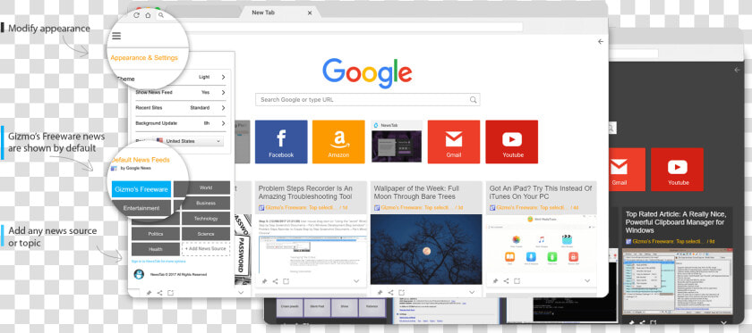 Gizmo S Freeware News Newstab   Png Download   Google  Transparent PngTransparent PNG