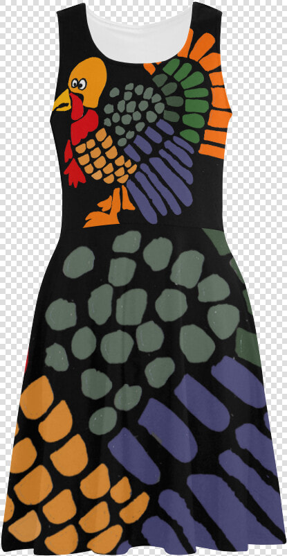 Funny Turkey Abstract Art Atalanta Sundress   Day Dress  HD Png DownloadTransparent PNG