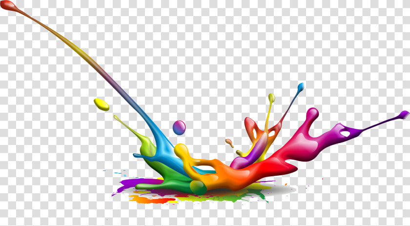 Colorful Colors Paint Splash Splashed Vector   Transparent Splash Background Png  Png DownloadTransparent PNG