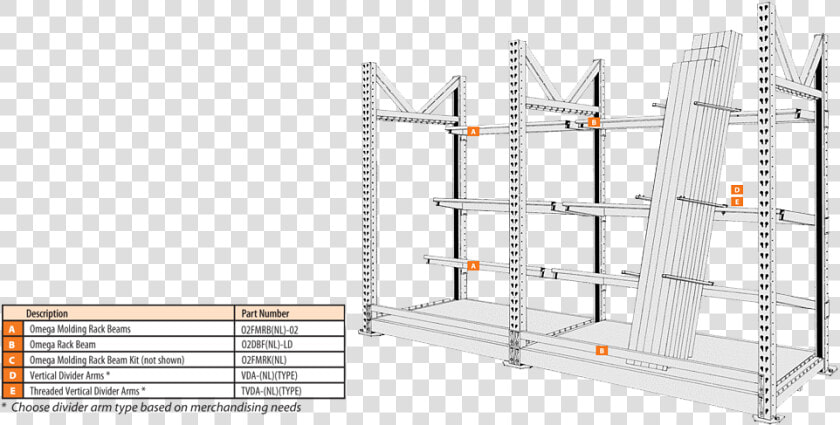 Omega Molding Rack   Technical Drawing  HD Png DownloadTransparent PNG