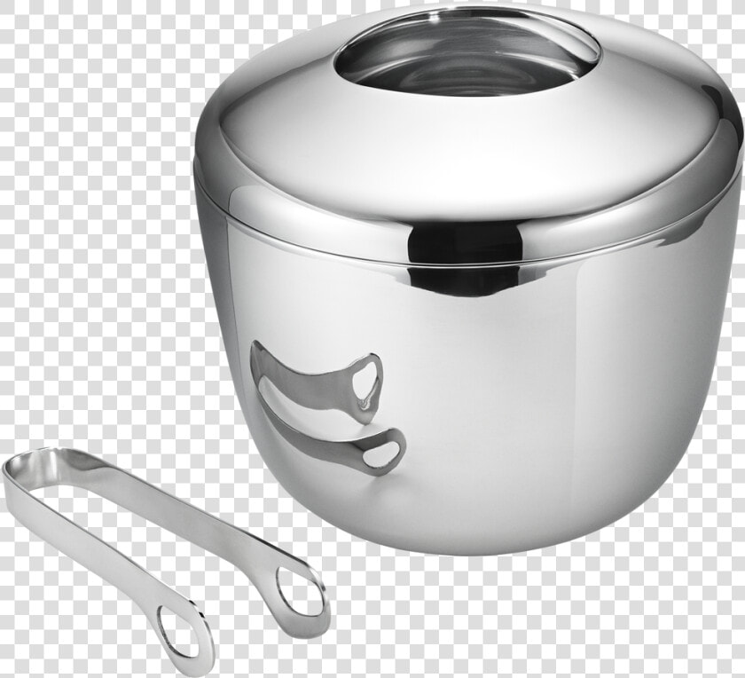 Sky Ice Bucket  amp  Tongs   Png Download   Georg Jensen Ice Bucket And Tongs  Transparent PngTransparent PNG