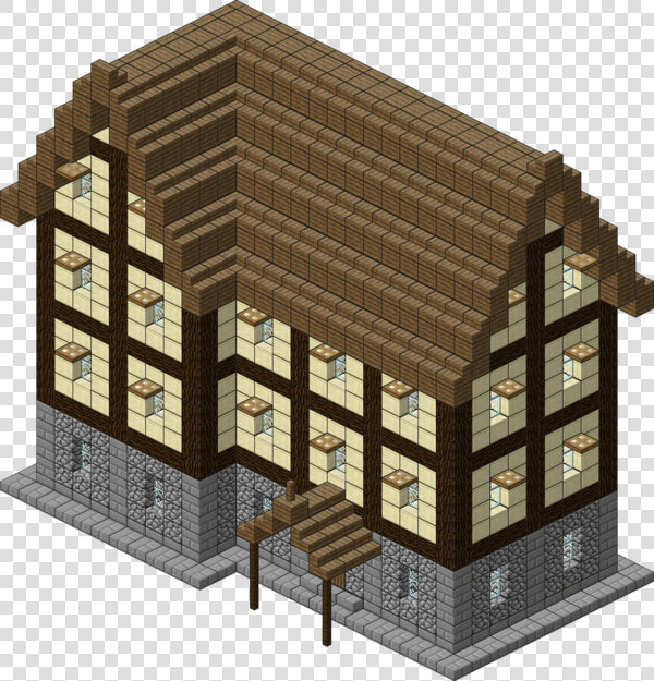 Floor Clipart Minecraft House   Minecraft Wood House Blueprints Layer By Layer  HD Png DownloadTransparent PNG