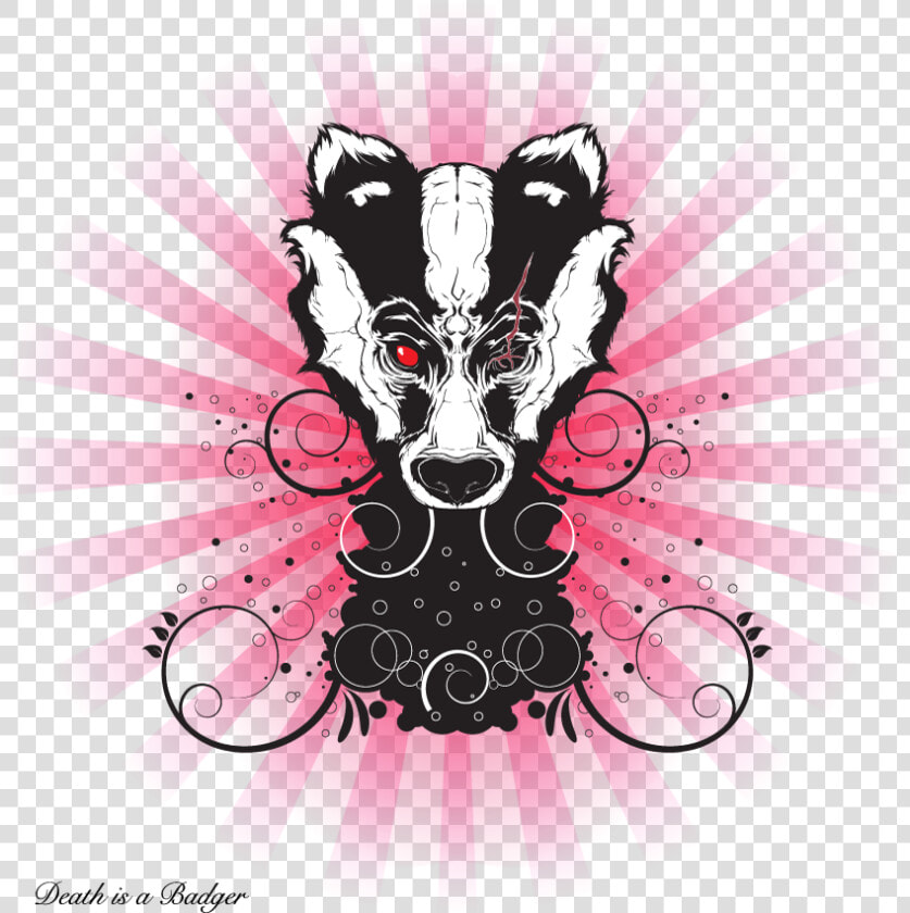 Badass Honey Badger Art  HD Png DownloadTransparent PNG