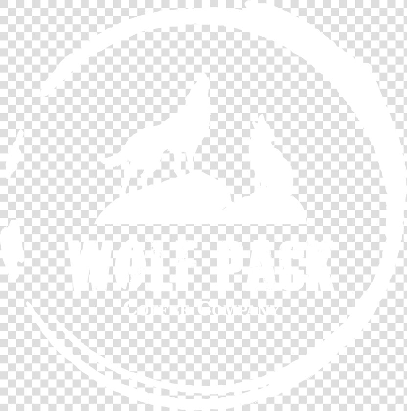 Wolf Pack Coffee Company   Wolf Outline Black Background  HD Png DownloadTransparent PNG