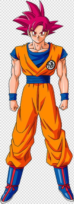 Goku Super Saiyan God   Goku Super Saiyan God Png  Transparent PngTransparent PNG