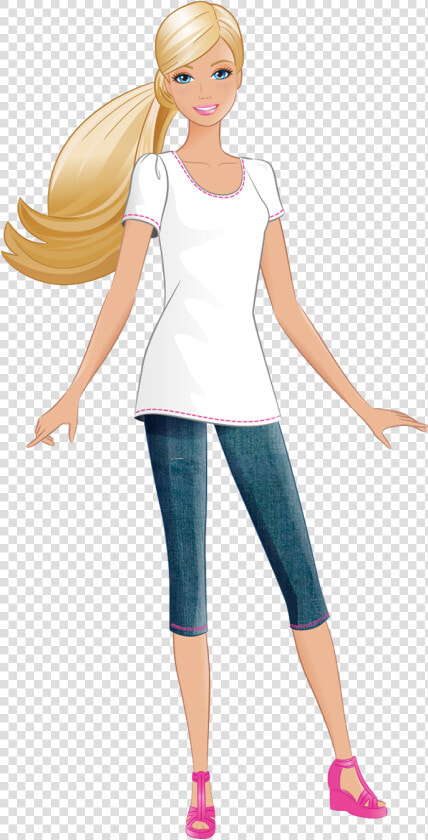 Barbie Png   Cartoon Of Barbie Doll  Transparent PngTransparent PNG