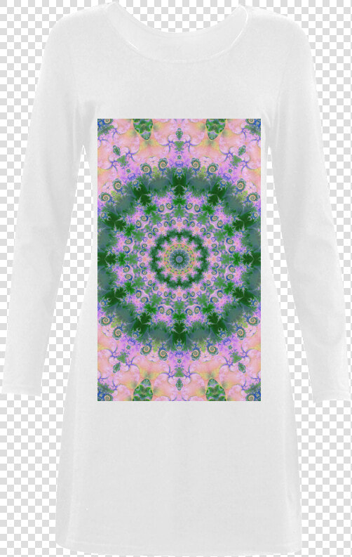 Rose Pink Green Explosion Of Flowers Mandala Demeter   Chrysanths  HD Png DownloadTransparent PNG