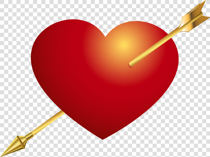 Clipart Heart Arrow Jpg Free Red Heart With Arrow Png  Transparent PngTransparent PNG