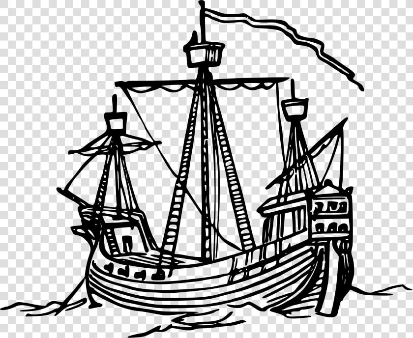 15th Century Ship Clip Arts   15th Century Boat Designs  HD Png DownloadTransparent PNG