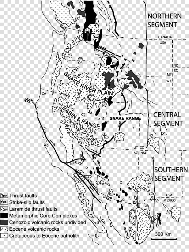 Cordilleran Metamorphic Core Complexes  HD Png DownloadTransparent PNG