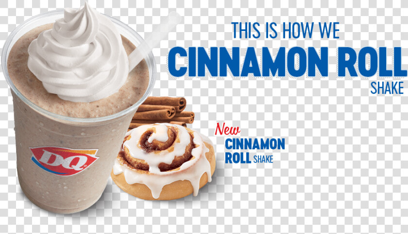 This Is How We Cinnamon Roll Shake   Dairy Queen Cinnamon Roll Shake  HD Png DownloadTransparent PNG