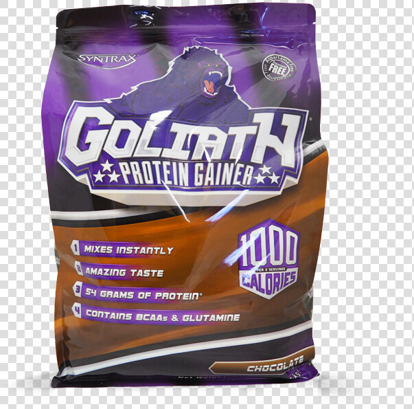 Syntrax® Goliath® Chocolate   Goliath Gainer  HD Png DownloadTransparent PNG