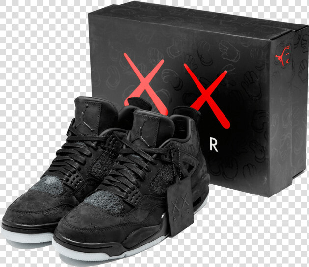 How To Buy The Black Kaws Air Jordan 4 Cyber Monday   Air Jordan Kaws Black  HD Png DownloadTransparent PNG