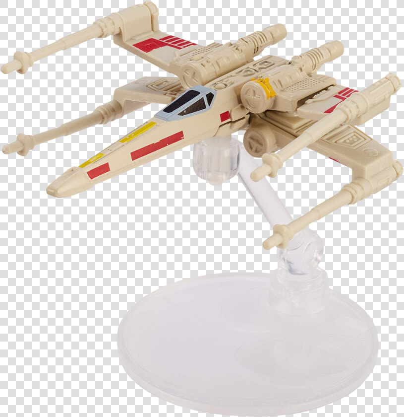 X wing Fighter Red Five 3” Hot Wheels Vehicle Replica   Hot Wheels Star Wars X Wing Red  HD Png DownloadTransparent PNG