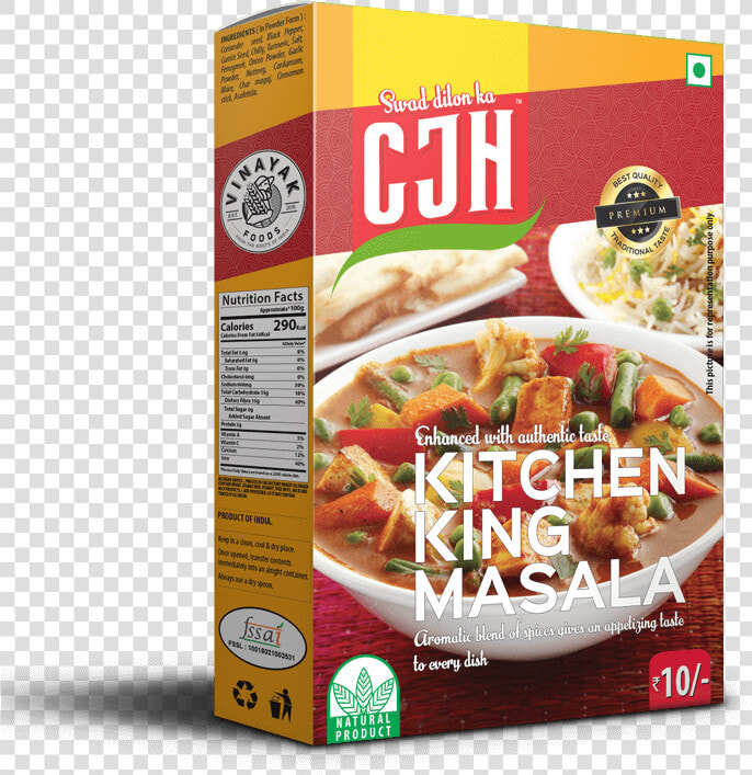 Indian Kitchen King Masala  Cjh  Vinayak Foods Group    Shree Vinayak Food Products Masale Cjh  HD Png DownloadTransparent PNG