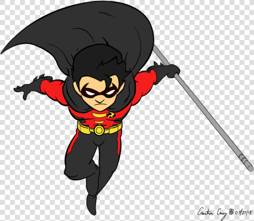 Robin Drawing Tim Drake   Cartoon  HD Png DownloadTransparent PNG