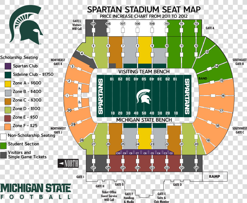 Section Spartan Stadium Seating Chart  HD Png DownloadTransparent PNG