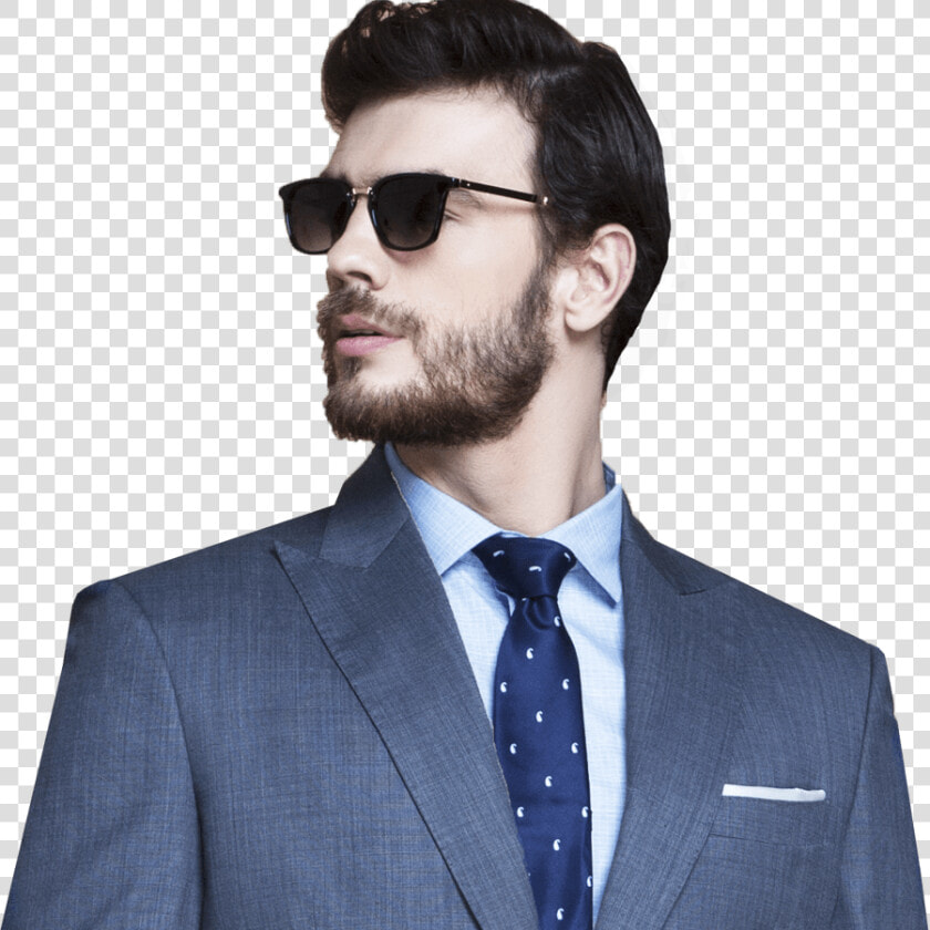 Gibson Bluish Grey Nailhead Suit Tailored Fit   Suit  HD Png DownloadTransparent PNG