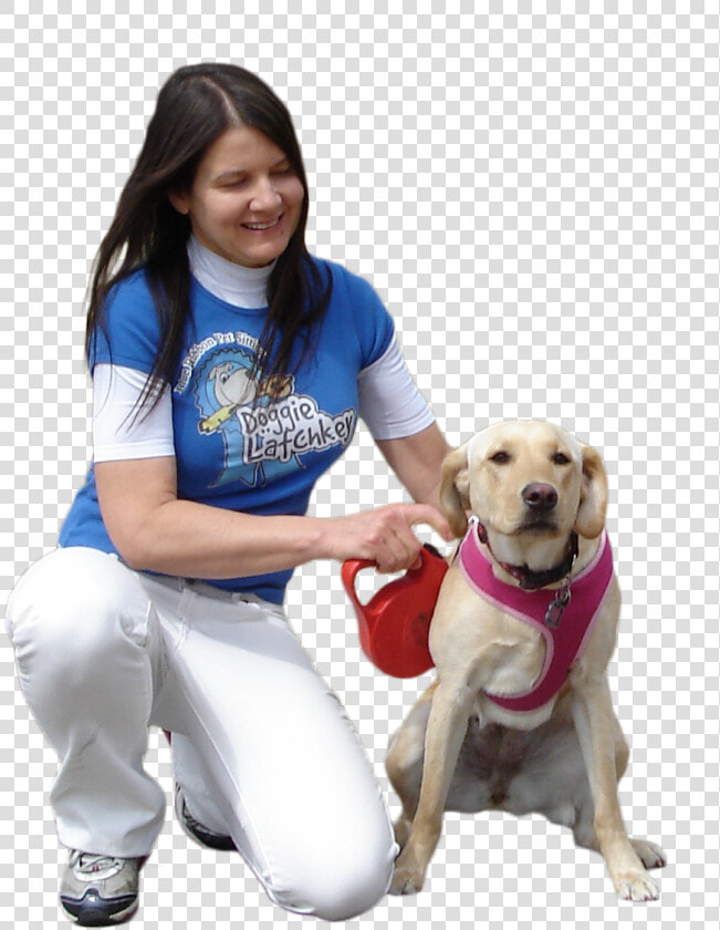 Transparent Dog Walker Clipart   Sitting People With Dog Png  Png DownloadTransparent PNG