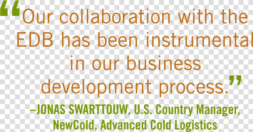 Newcold Logistics Quote About Edb Help   Printing  HD Png DownloadTransparent PNG