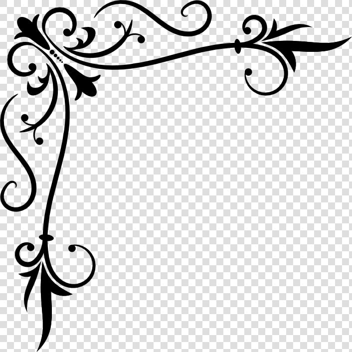 Corner Scroll Clip Art Png   Corner Design Transparent  Png DownloadTransparent PNG