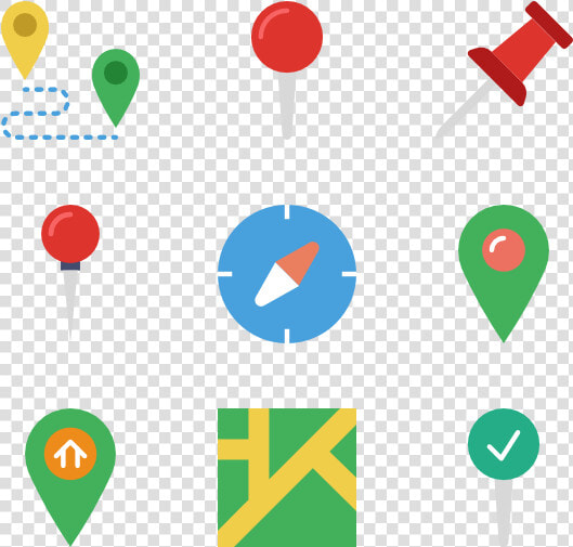 Pins And Locations   Icon Point Vector Png  Transparent PngTransparent PNG