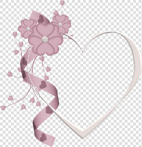  pink  hearts  heart  love  lace  flower   Transparent Love Picture Frames  HD Png DownloadTransparent PNG