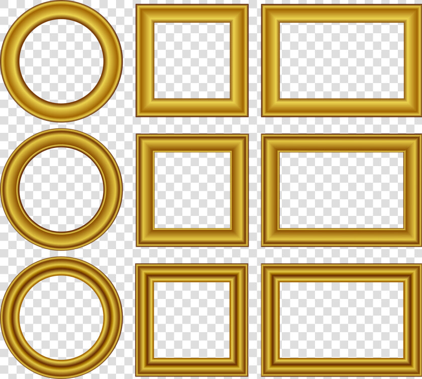 Clip Art Details   Gold Frame Vector Free  HD Png DownloadTransparent PNG