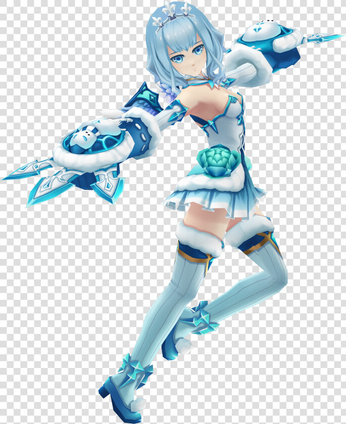 Ice Crystal Angel Feilin Dawn Break Legacy Of Valkyria   Feilin De Dawn Break  HD Png DownloadTransparent PNG