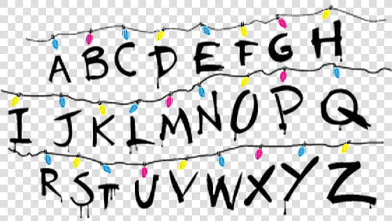  strangerthings  netflix  abecedario  abecedarie  letras   Letras De Stranger Things Abecedario  HD Png DownloadTransparent PNG