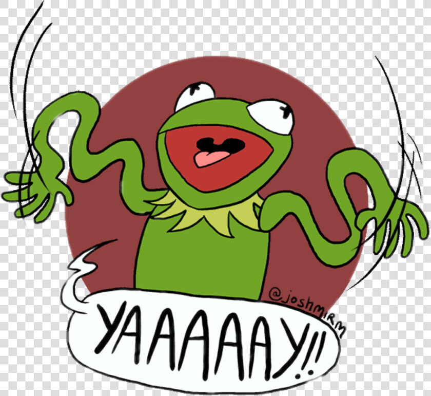 Are Often Tired When They Come To Lessons And Probably   Kermit The Frog Yaaaay  HD Png DownloadTransparent PNG