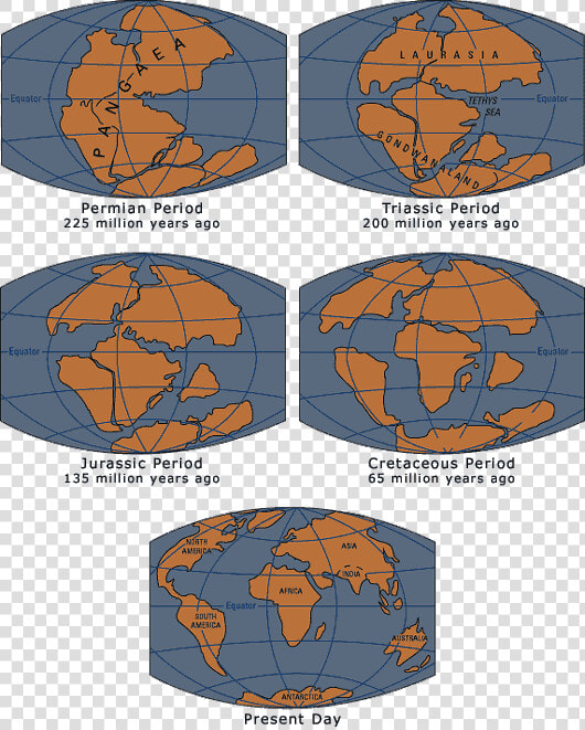 Breakup Of Pangea  HD Png DownloadTransparent PNG