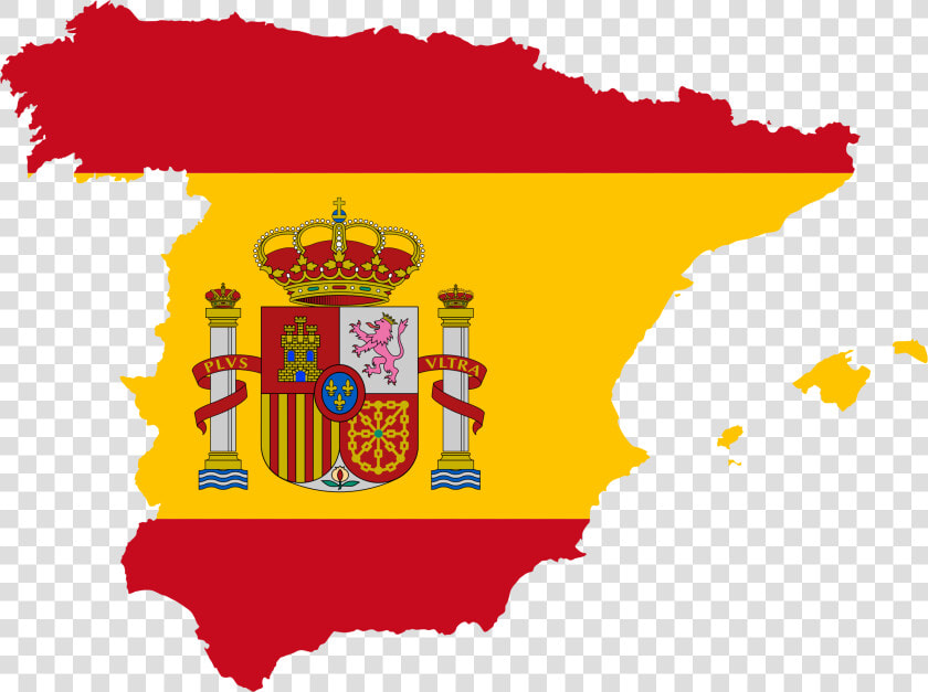 Spain Map Flag   Spain Flag Map  HD Png DownloadTransparent PNG