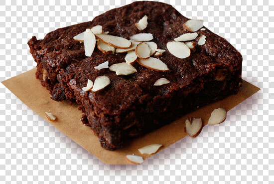 Almond Brownie   Almond Brownies  HD Png DownloadTransparent PNG